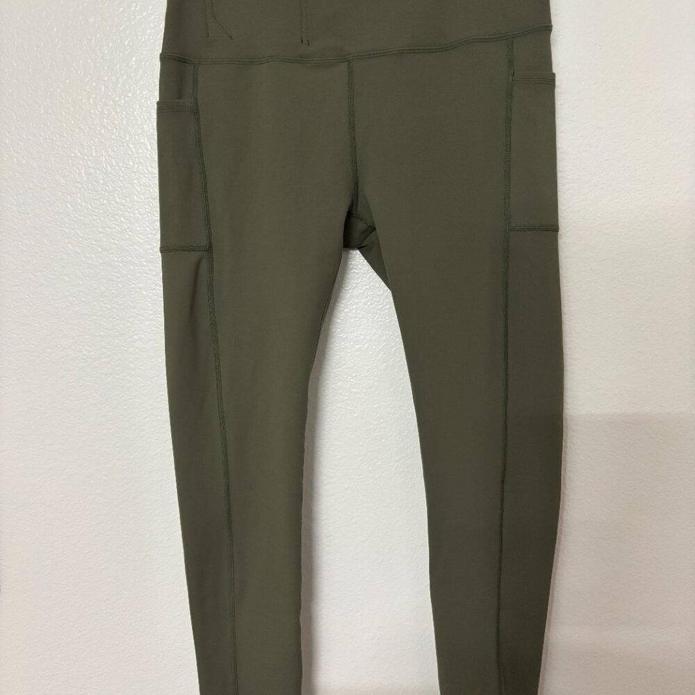 Rounded Concealed Carry Leggings - Python Green -… - image 2